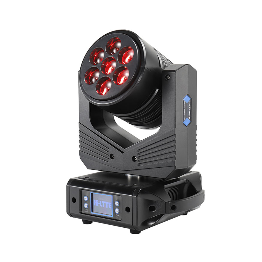 HL-0740 7*40W LED Zoom Wash Moving Head Light